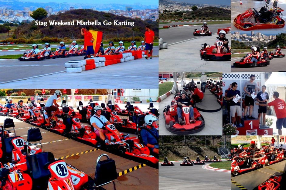 Stag Weekends Marbella, Go Karting, Costa del Sol, Spain